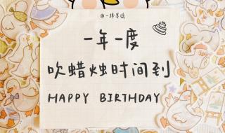 自己生日发朋友圈的文案